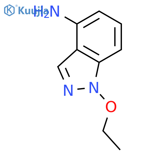 1H-INDAZOL-4-AMINE, 1-ETHOXY- structure