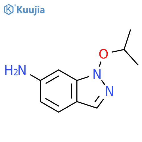 1H-INDAZOL-6-AMINE, 1-(1-METHYLETHOXY)- structure