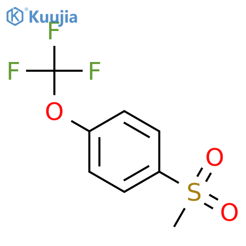 4-(Trifluoromethoxy)phenyl Methyl Sulfone structure