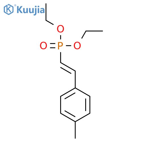 Phosphonic acid, [(1E)-2-(4-methylphenyl)ethenyl]-, diethyl ester structure