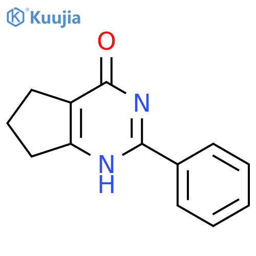 2-phenyl-5H,6H,7H-cyclopentadpyrimidin-4-ol structure