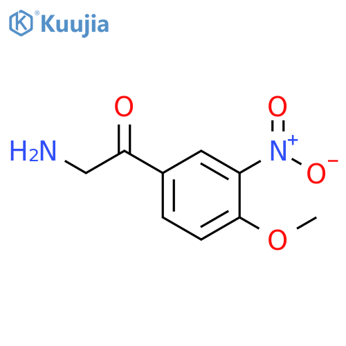 2-amino-1-(4-methoxy-3-nitrophenyl)ethan-1-one structure