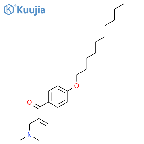 2-PROPEN-1-ONE, 1-[4-(DECYLOXY)PHENYL]-2-[(DIMETHYLAMINO)METHYL]- structure