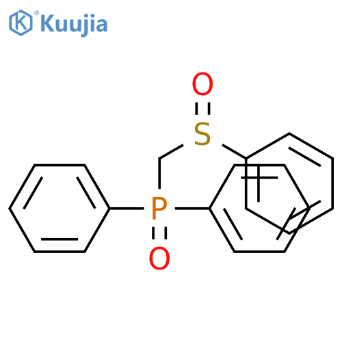 Phosphine oxide, diphenyl(phenylsulfinylmethyl)- structure