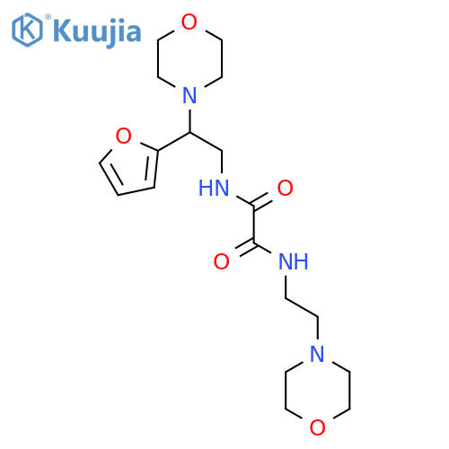 N-2-(furan-2-yl)-2-(morpholin-4-yl)ethyl-N'-2-(morpholin-4-yl)ethylethanediamide structure