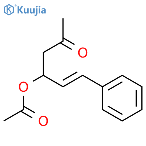 5-Hexen-2-one, 4-(acetyloxy)-6-phenyl- structure