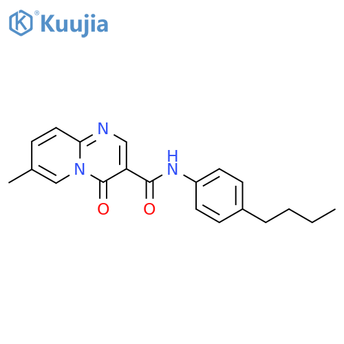 N-(4-butylphenyl)-7-methyl-4-oxo-4H-pyrido1,2-apyrimidine-3-carboxamide structure
