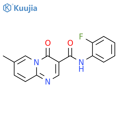 N-(2-fluorophenyl)-7-methyl-4-oxo-4H-pyrido1,2-apyrimidine-3-carboxamide structure