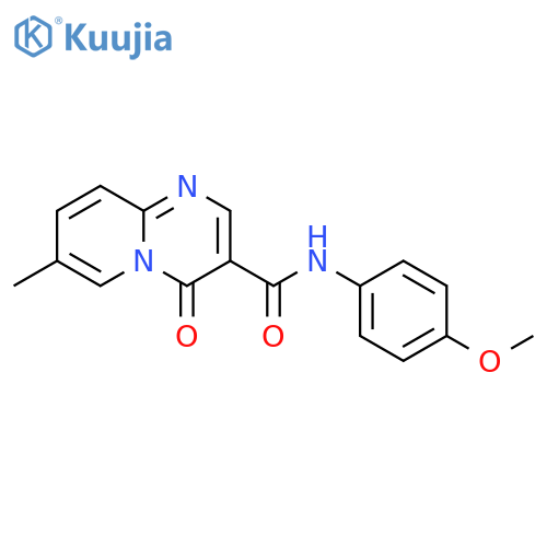 N-(4-methoxyphenyl)-7-methyl-4-oxo-4H-pyrido1,2-apyrimidine-3-carboxamide structure