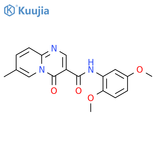 N-(2,5-dimethoxyphenyl)-7-methyl-4-oxo-4H-pyrido1,2-apyrimidine-3-carboxamide structure