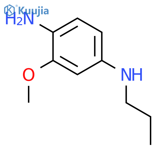 1,4-BENZENEDIAMINE, 2-METHOXY-N4-PROPYL- structure