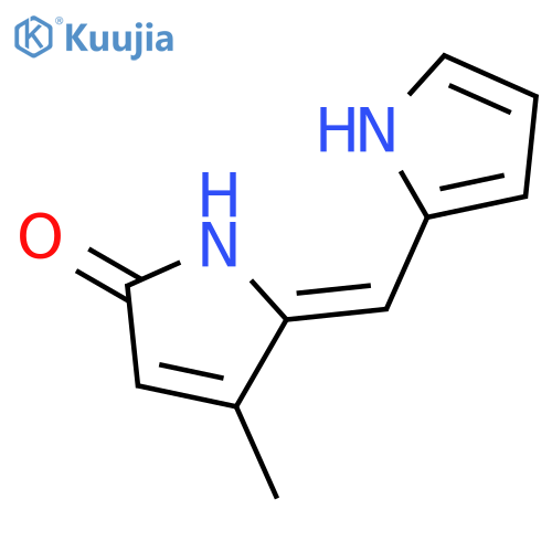 2H-PYRROL-2-ONE, 1,5-DIHYDRO-4-METHYL-5-(1H-PYRROL-2-YLMETHYLENE)-, (Z)- structure