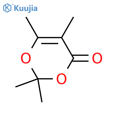2,2,5,6-Tetramethyl-4H-1,3-dioxin-4-one structure
