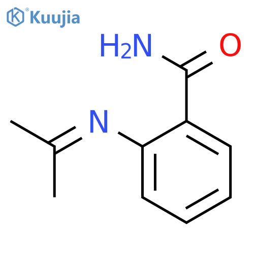 Benzamide, 2-[(1-methylethylidene)amino]- structure