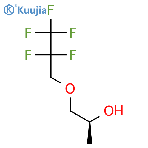 (2S)-1-(2,2,3,3,3-pentafluoropropoxy)propan-2-ol structure