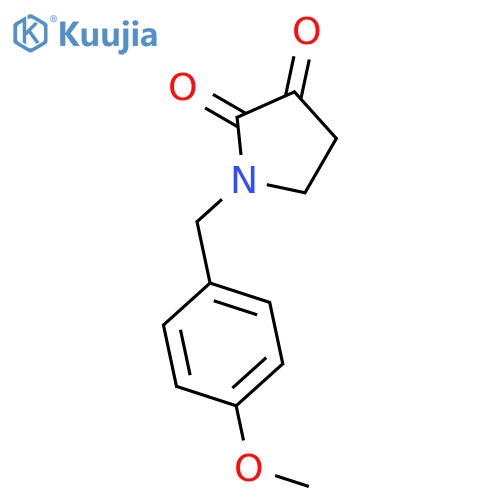 1-(4-methoxyphenyl)methylpyrrolidine-2,3-dione structure
