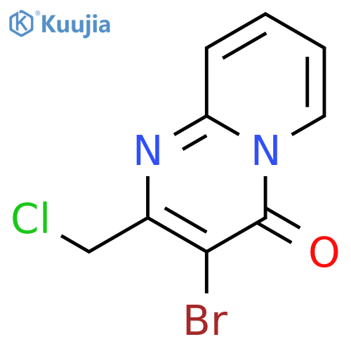 3-bromo-2-(chloromethyl)-4H-pyrido1,2-apyrimidin-4-one structure