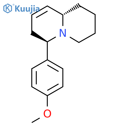 (6R,9As)-6-(4-Methoxyphenyl)-1,3,4,6,7,9a-hexahydro-2H-quinolizine structure