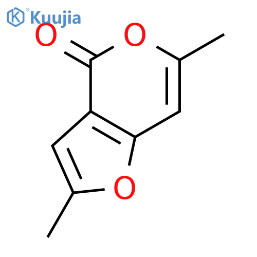4H-Furo[3,2-c]pyran-4-one, 2,6-dimethyl- structure