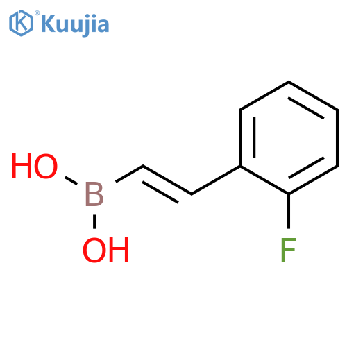 (E)-2-(2-FLUOROPHENYL)ETHENYLBORONIC ACID structure