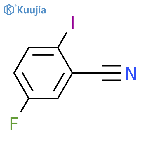 5-fluoro-2-iodobenzonitrile structure