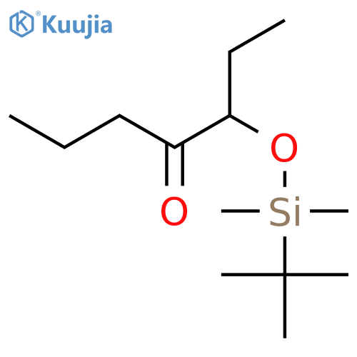4-HEPTANONE, 3-[[(1,1-DIMETHYLETHYL)DIMETHYLSILYL]OXY]- structure