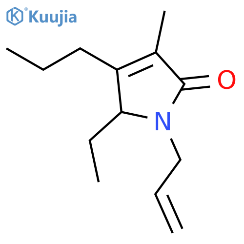 2H-Pyrrol-2-one, 5-ethyl-1,5-dihydro-3-methyl-1-(2-propenyl)-4-propyl- structure