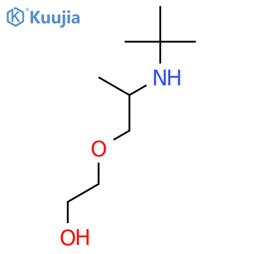 ETHANOL, 2-[2-[(1,1-DIMETHYLETHYL)AMINO]PROPOXY]- structure