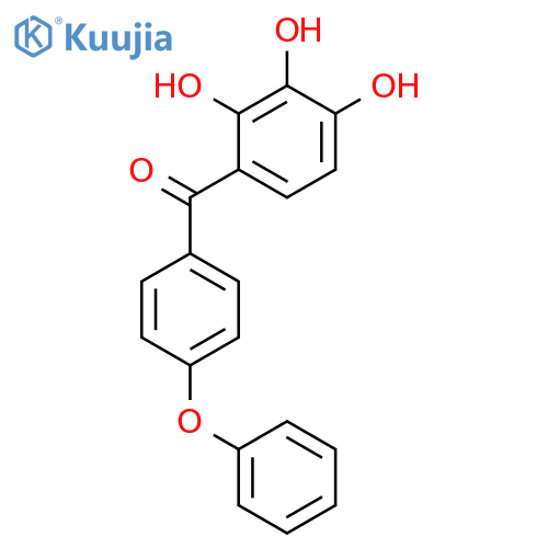 METHANONE, (4-PHENOXYPHENYL)(2,3,4-TRIHYDROXYPHENYL)- structure