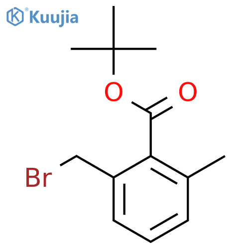 tert-Butyl 2-(bromomethyl)-6-methylbenzoate structure