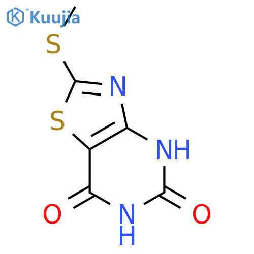 2-(Methylthio)thiazolo4,5-dpyrimidine-5,7(4H,6H)-dione structure