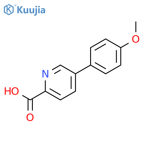 5-(4-Methoxyphenyl)picolinic acid structure