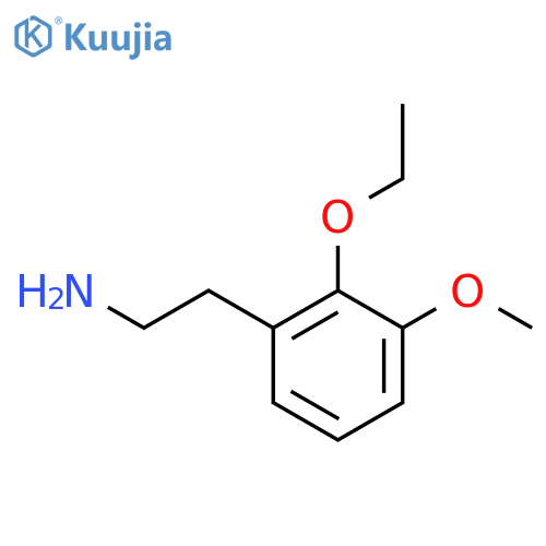2-(2-Ethoxy-3-methoxyphenyl)ethanamine structure