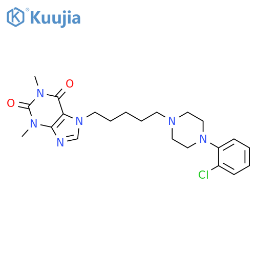 1H-Purine-2,6-dione,7-[5-[4-(2-chlorophenyl)-1-piperazinyl]pentyl]-3,7-dihydro-1,3-dimethyl- structure