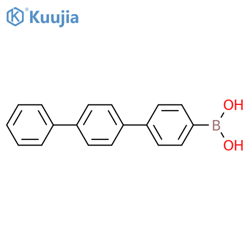 4-(4-Biphenyl)phenyl boronic acid structure