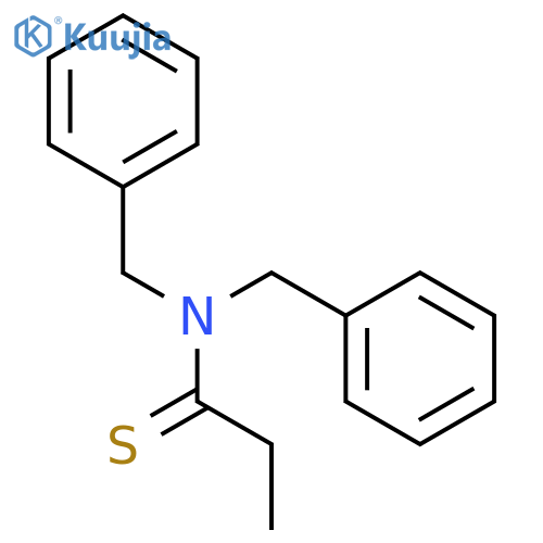 PROPANETHIOAMIDE, N,N-BIS(PHENYLMETHYL)- structure