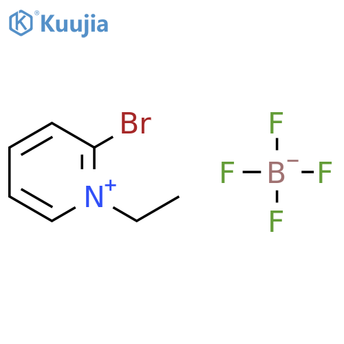 2-Bromo-1-ethylpyridinium tetrafluoroborate structure