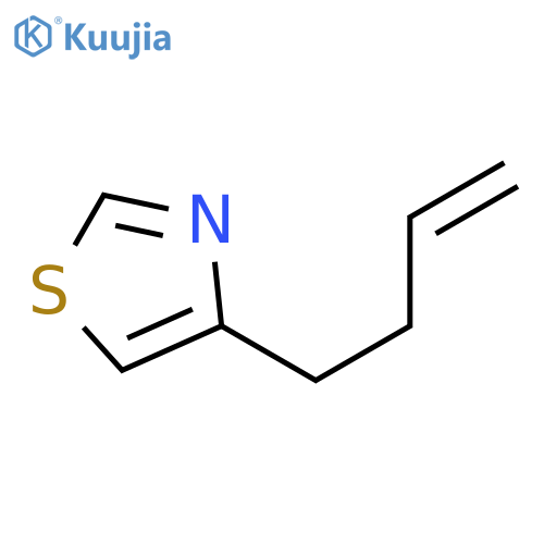 Thiazole,4-(3-buten-1-yl)- structure