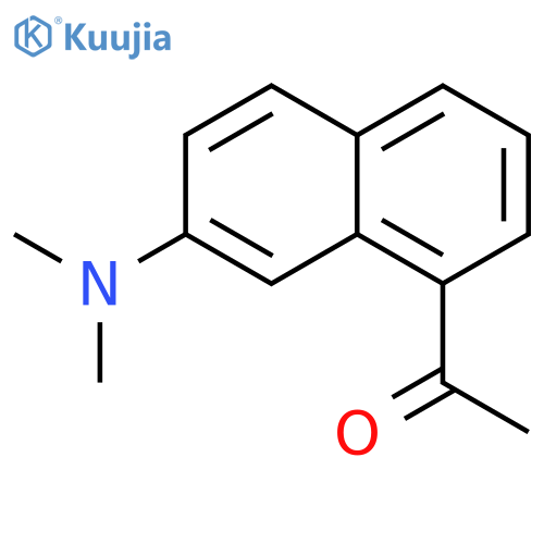 ETHANONE, 1-[7-(DIMETHYLAMINO)-1-NAPHTHALENYL]- structure