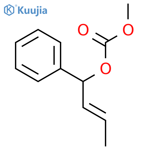 Carbonic acid, methyl 1-phenyl-2-butenyl ester structure