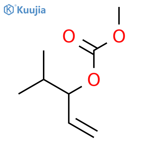 Carbonic acid, methyl 1-(1-methylethyl)-2-propenyl ester structure