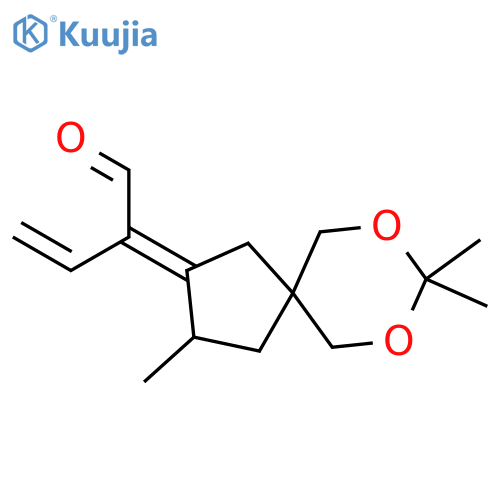3-BUTENAL, 2-(3,8,8-TRIMETHYL-7,9-DIOXASPIRO[4.5]DEC-2-YLIDENE)- structure