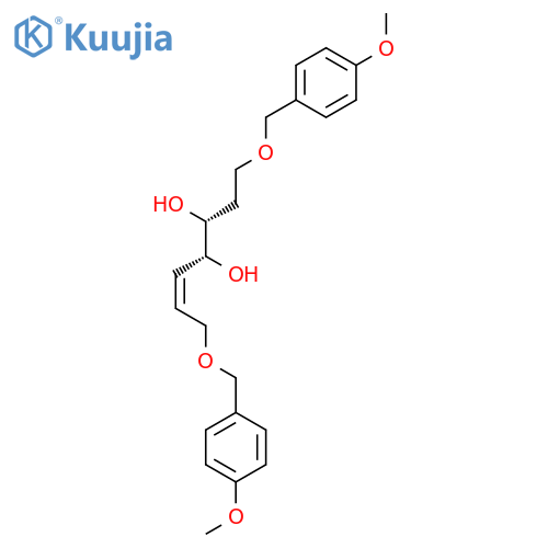 5-HEPTENE-3,4-DIOL, 1,7-BIS[(4-METHOXYPHENYL)METHOXY]-, (3R,4R,5Z)- structure