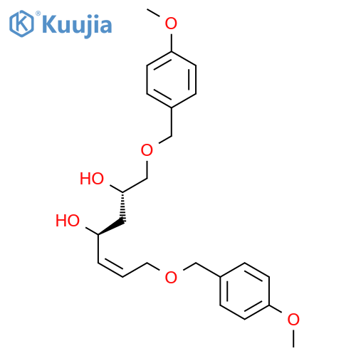 5-Heptene-2,4-diol, 1,7-bis[(4-methoxyphenyl)methoxy]-, (2S,4S,5Z)- structure