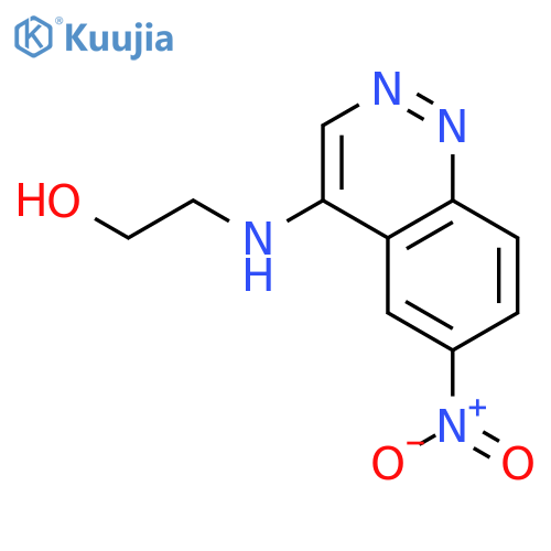 Ethanol, 2-[(6-nitro-4-cinnolinyl)amino]- structure