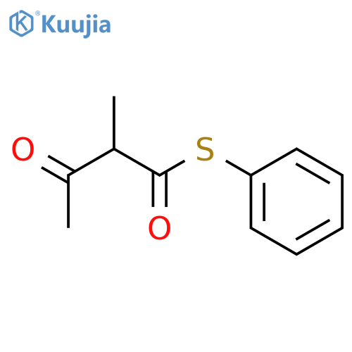 BUTANETHIOIC ACID, 2-METHYL-3-OXO-, S-PHENYL ESTER structure