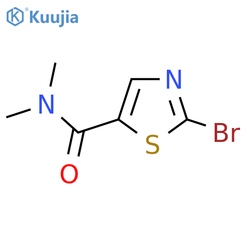 2-Bromo-N,N-dimethyl-5-thiazolecarboxamide structure