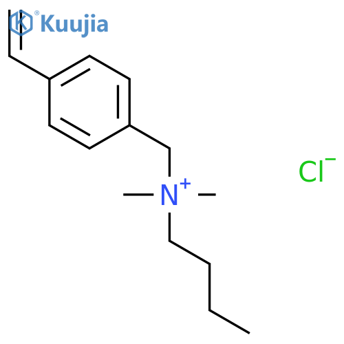 BENZENEMETHANAMINIUM, N-BUTYL-4-ETHENYL-N,N-DIMETHYL-, CHLORIDE structure