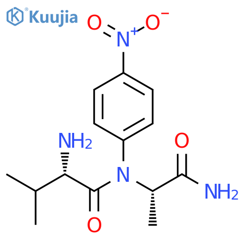 L-Alaninamide,L-valyl-N-(4-nitrophenyl)- (9CI) structure