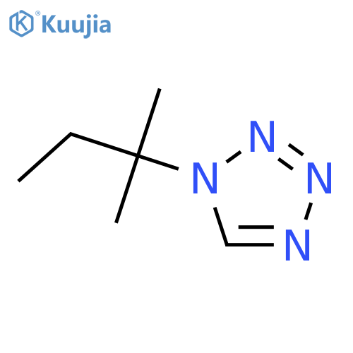 1H-Tetrazole, 1-(1,1-dimethylpropyl)- structure